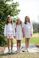 Kate Skirt in Ballet Pink Non-Wrinkle Corduroy