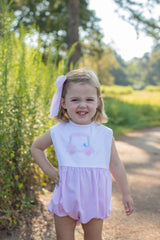 Elliott Bubble Sleeveless in Pink Windowpane