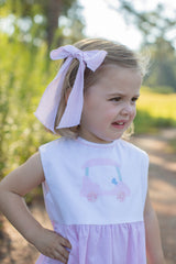 Elliott Bubble Sleeveless in Pink Windowpane