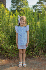Daisy Top in Blue Liberty Floral