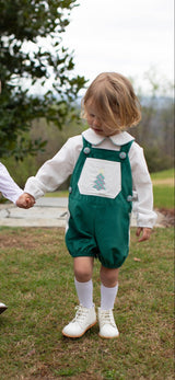 Harry Bubble Short in Emerald Velvet