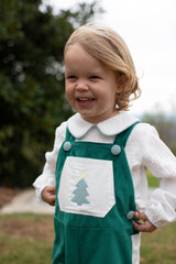 Harry Bubble Short in Emerald Velvet