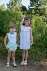 Bonnie Dress in Watercolor Mermaids