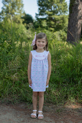 Bonnie Dress in Watercolor Mermaids