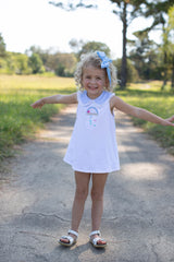 Sutter Knit Top Sleeveless Basic in White Knit