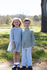 Tyson Shirt Long Sleeve in Hunter Check