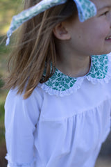 Charlotte Dress in White Corduroy