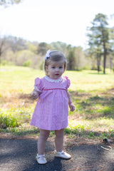 Weezie Dress in Red Windowpane