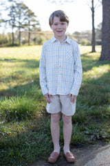 Roy Shirt Long Sleeve in Cashmere Plaid
