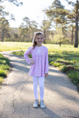 Leggings Basic in White Knit