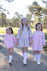 Mary Reddoch Dress 3/4 Sleeve in Betsy Ann Liberty Pink