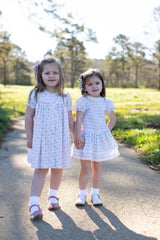 Julianne Dress in Bows & Blooms
