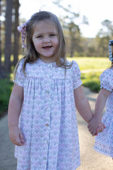 Julianne Dress in Bows & Blooms