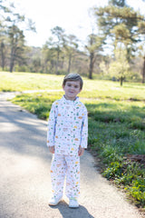Hannah Jammas Knit in Take a Hike Knit