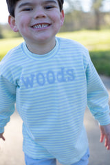 Boy Tee Long Sleeve Premium in Watercolor Stripe Knit
