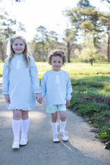 Boy Shorts in Seafoam Pique