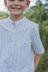 Tyson Shirt Short Sleeve in Old School Tattersall