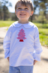 David Shirt Long Sleeve in Blue Windowpane