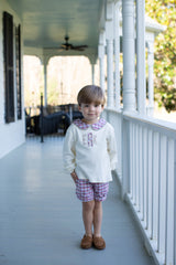 David Knit Shirt Long Sleeve Basic in Ecru Knit