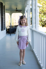Sutter Knit Top Long Sleeve Basic in Ecru Knit