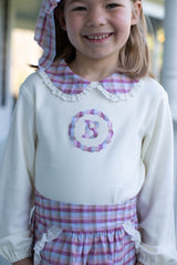Sutter Knit Top Long Sleeve Basic in Ecru Knit