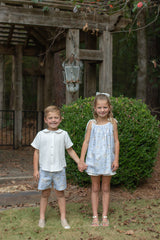 Mary Alex Shorts in Ivory Gauze