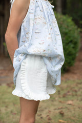 Mary Alex Shorts in Ivory Gauze