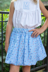 Megan Bubble Skirt in Bases Loaded