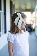 Olivia Apron Dress in Pastel Dot Pique