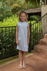 Georgia Dress Sleeveless in Coastal Waters