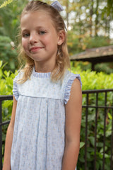 Georgia Dress Sleeveless in Coastal Waters