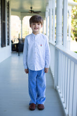 Patrick Pants in Marine Blue Non-Wrinkle Corduroy