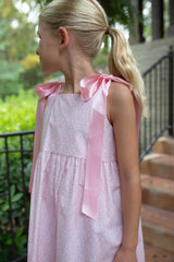 Ophelia Dress in Liberty Pink Botanical