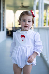 Finley Bubble Long Sleeve NO COLLAR Lined in White Superfine Twill