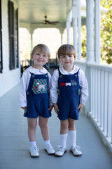 Harry Bubble Short in Cadet Blue Non-Wrinkle Corduroy