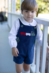 David Shirt Long Sleeve in White Pique