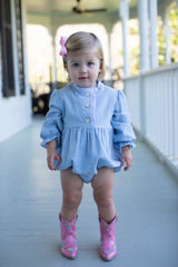 Ellie Bubble in Blue Gauze