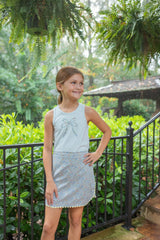Racerback Tank Premium in Light Blue Knit
