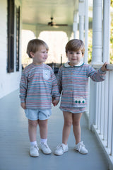 Finn Shorts in Powder Blue Non-Wrinkle Corduroy
