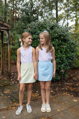 Sadie Skort in University Yellow Oxford