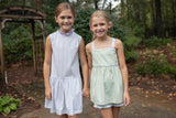 Heidi Top in Moss Check