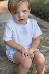 Miller Diaper Cover in Light Blue Seersucker