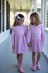 Layton Knit Dress Long Sleeve Premium in Shelby's Garden Knit