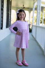 Sophie Knit Dress Long Sleeve Premium in Shelby's Garden Knit