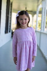 Sophie Knit Dress Long Sleeve Premium in Shelby's Garden Knit
