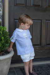 Finn Shorts Lined in Pastel Swiss Dots