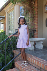 Mary Reddoch Dress Sleeveless in Charleston Stripe