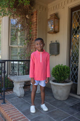 Dylan Knit Pullover Premium in Poppy Stripe Knit