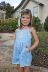 Parker Playsuit in Blue Boy Couture