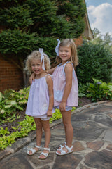 Caldwell Top in Light Pink Stripe Seersucker